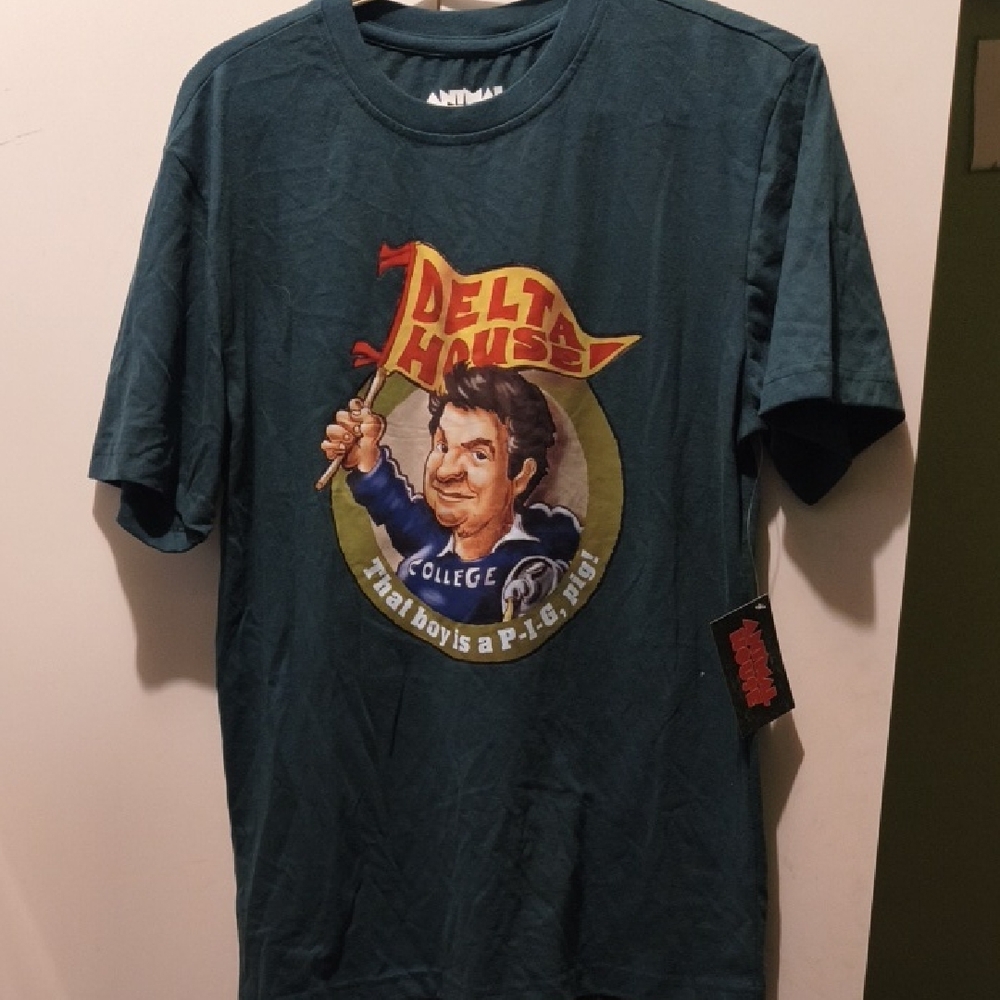 BNWT - Animal House Graphic Tee - Forest Green